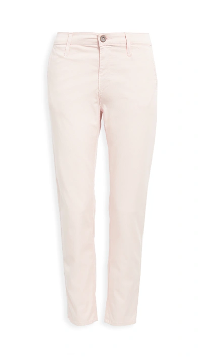 Shop Ag Caden Trousers In Rose Fog