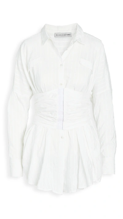 Shop Silvia Astore Ambra Shirt In White