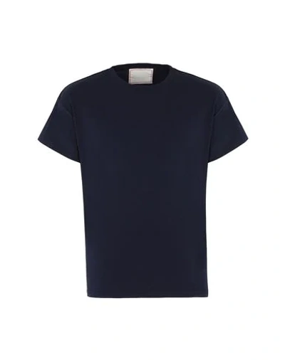Shop Jeanerica T-shirts In Dark Blue