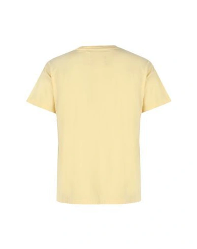 Shop Jeanerica T-shirts In Yellow