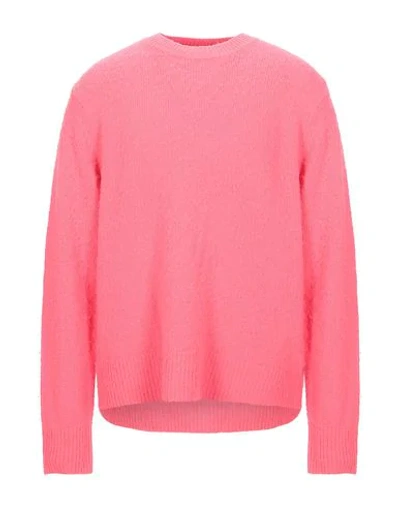 Shop Acne Studios Sweater In Coral
