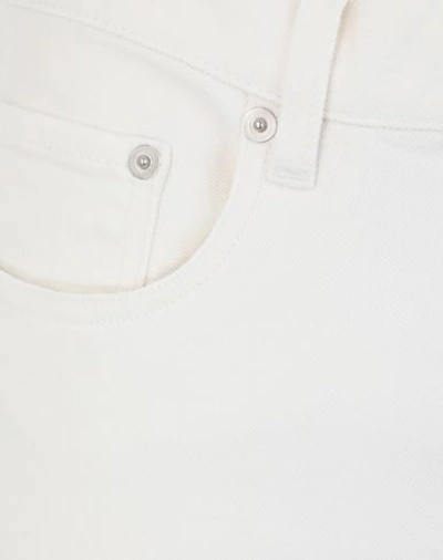 Shop Jeanerica Man Jeans White Size 34w-32l Organic Cotton, Elastane