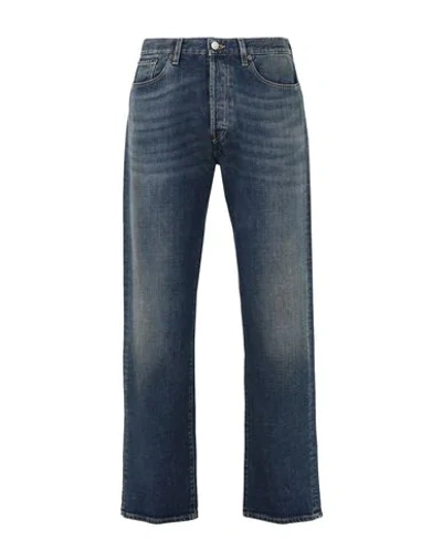 Shop Jeanerica Man Jeans Blue Size 32w-32l Organic Cotton, Elastane