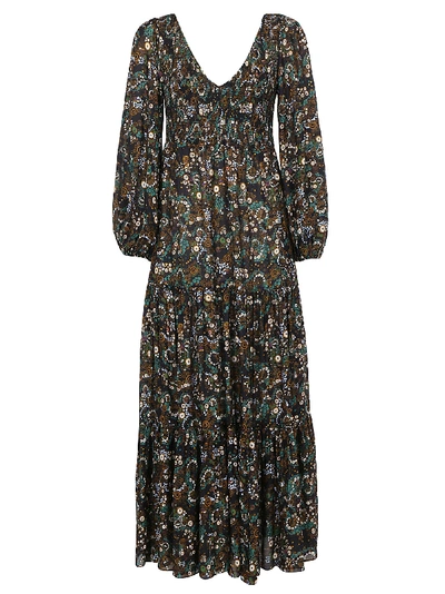 Shop Rixo London Rixo Dress In Klimt Wave Stripe