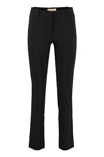 Shop Michael Michael Kors Miranda Cropped Trousers In Black