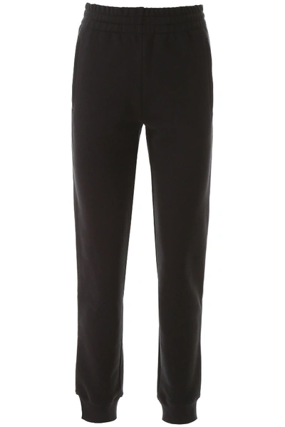 Shop Moschino Teddy Label Cornely Jogger Pants In Fantasia Nero (black)