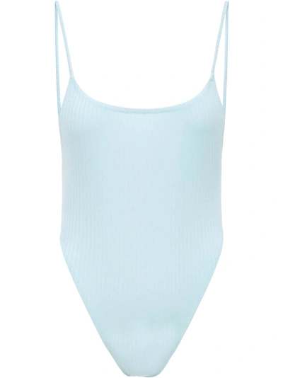 Shop Suahru Miami Swimsuit In Sky