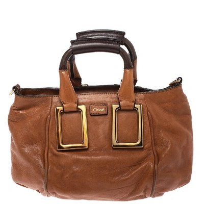 Pre-owned Chloé Tan Leather Crossbody Bag