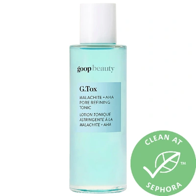 Shop Goop G. Tox Malachite And Aha Pore Refining Tonic 3.2 oz/ 95 ml