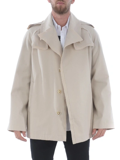 Shop Maison Margiela Trench Coat In Beige