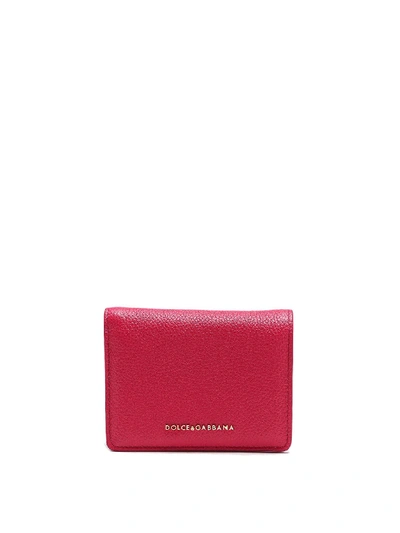 Shop Dolce & Gabbana Bifold Wallet In Fucshia In Fuchsia