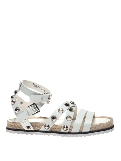 Shop Kendall + Kylie Bianca White Leather Sandals