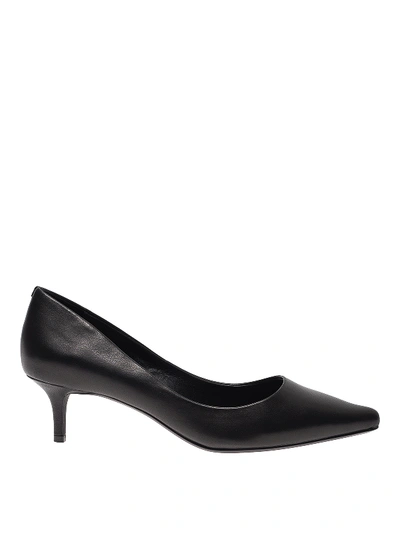 Shop Kendall + Kylie Kira Leather Low Pumps In Black