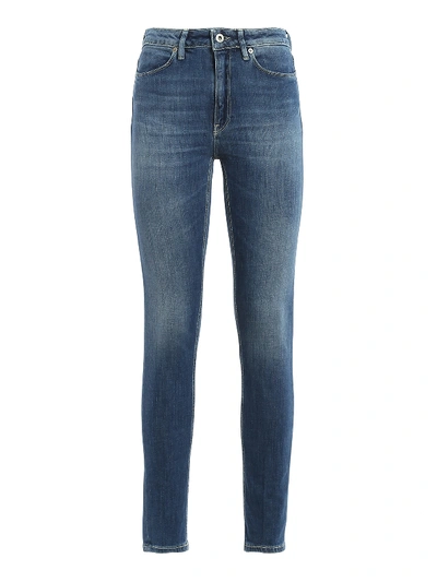 Shop Dondup Iris Super Skinny Jeans In Medium Wash