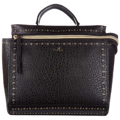 Shop Hogan Women's Leather Handbag Shopping Bag Purse In Black