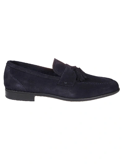 Shop Moreschi Mocassino Blax Vesuvio In Blu