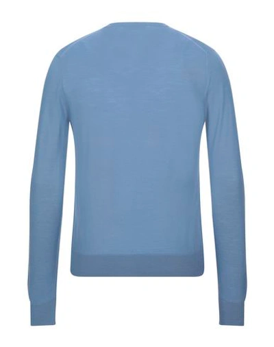 Shop Prada Sweaters In Slate Blue