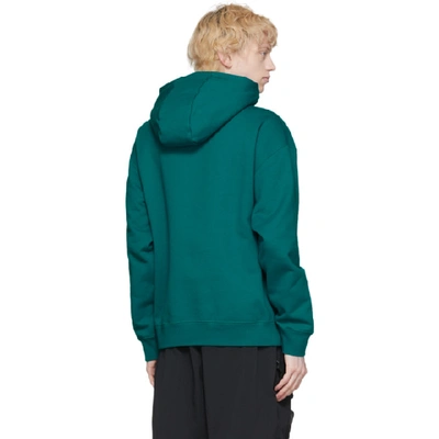 Shop Nike Acg Green Pullover Hoodie In 379 Bright