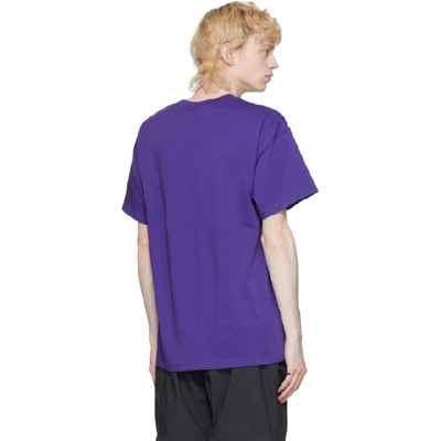 Shop Nike Acg Purple Logo T-shirt In 470 Fusion