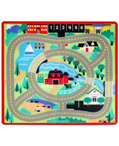Melissa & Doug Kids' Round The Town Road Rug Playmat In No Color