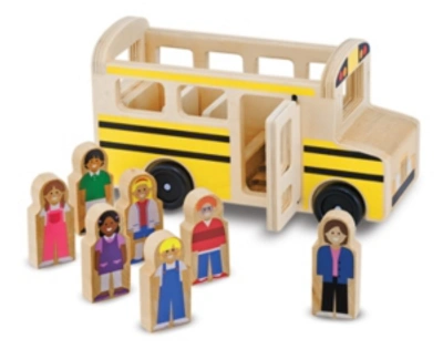 Shop Melissa & Doug School Bus Wooden Play Set