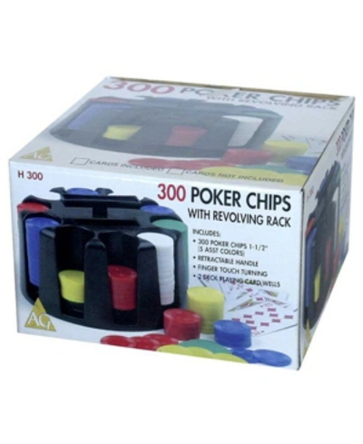 Shop John N. Hansen Co. 300 Poker Chips With Revolving Rack