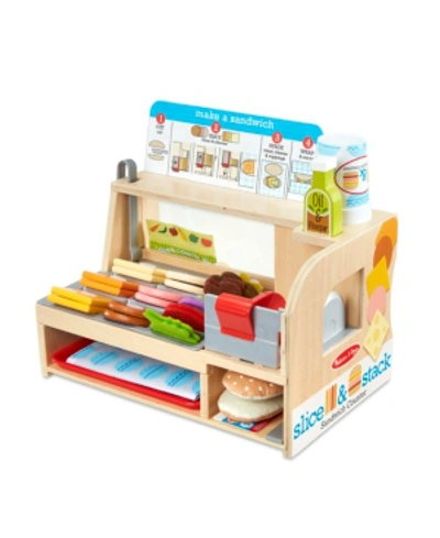 Shop Melissa & Doug Slice Stack Sandwich Counter In No Color