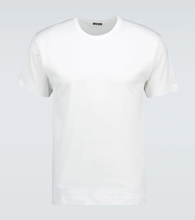Shop Acne Studios Short-sleeved Cotton T-shirt In White
