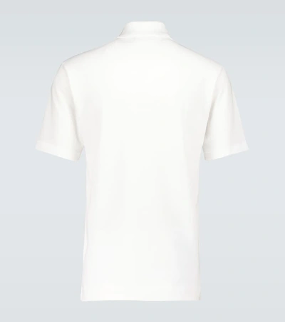 Shop Acne Studios Elton Polo Shirt In White