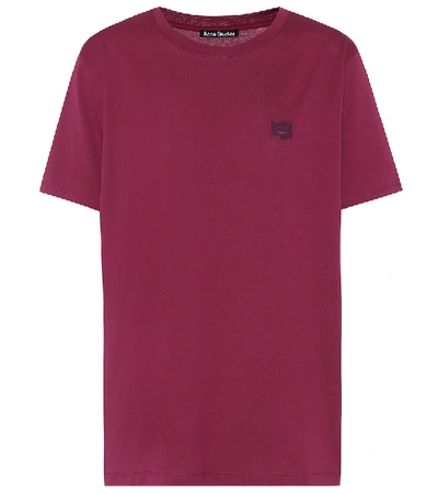 Shop Acne Studios Cotton-jersey T-shirt In Pink