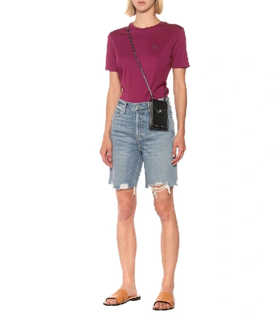 Shop Acne Studios Cotton-jersey T-shirt In Pink