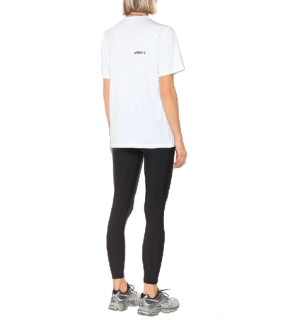 Shop Vetements Logo Cotton T-shirt In White