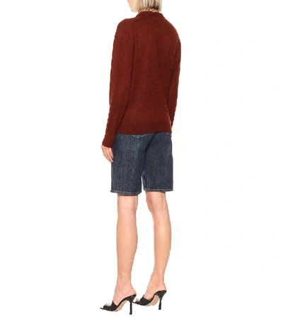 Shop Khaite Jo Stretch-cashmere Sweater In Red