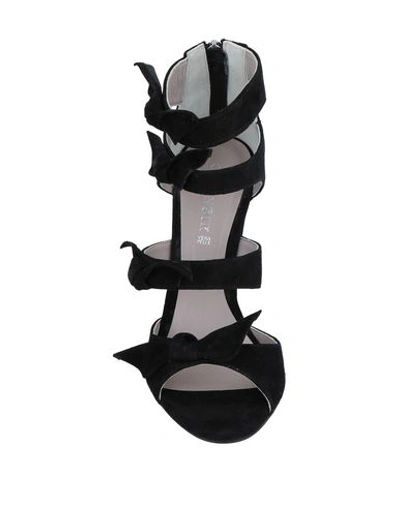 Shop Cafènoir Woman Sandals Black Size 8 Soft Leather