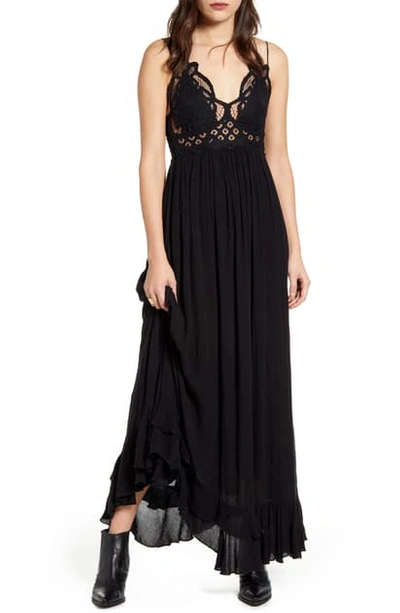 Shop Free People Adella Maxi Slipdress In Black