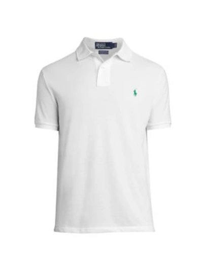 Shop Polo Ralph Lauren Men's Earth Recycled Polo Shirt In White