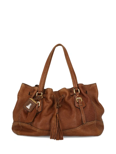 Pre-owned Prada Bag In Brown