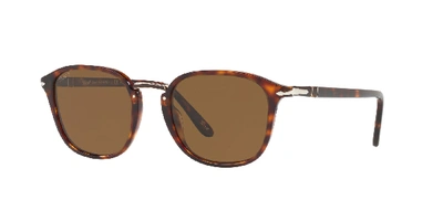 Shop Persol Po3186s In Polarized Brown