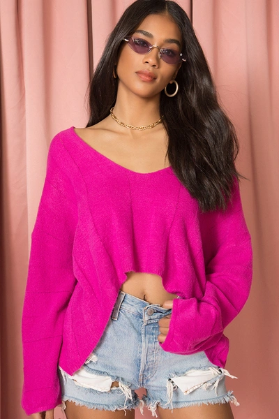 Shop Superdown Dakota Sweater In Pink