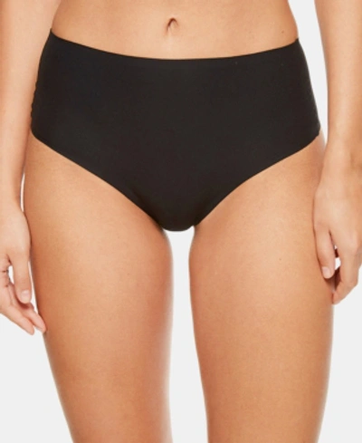 Shop Chantelle Women's Soft Stretch One Size Seamless Hi Waist Thong Underwear 1069, Online Only In Black