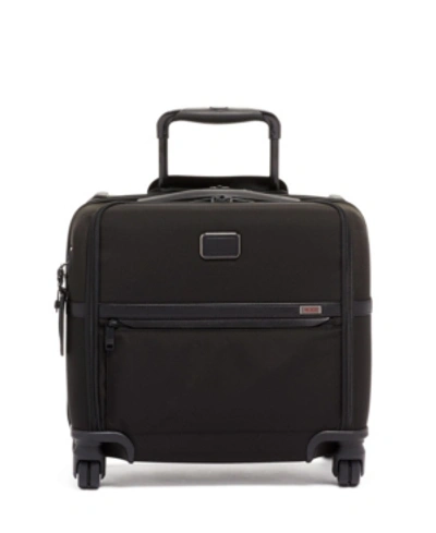 Tumi Alpha 3 Collection Compact 4-wheel Laptop Briefcase In Black