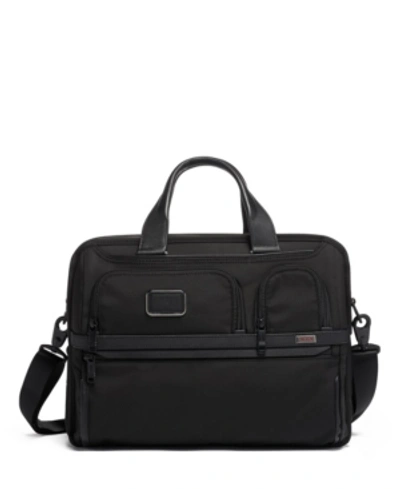 Tumi Expandable Organizer Laptop Brief Black In Black