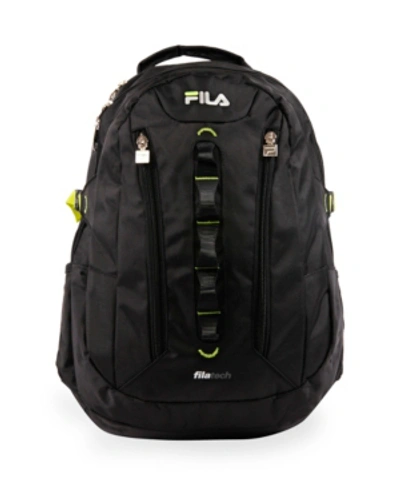Shop Fila Vertex Laptop Backpack In Black
