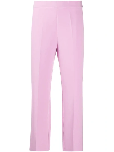 Shop Altea Straight-leg Cropped Trousers In Pink