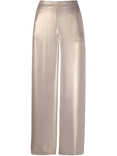 Shop Altea Metallic Cropped Trousers