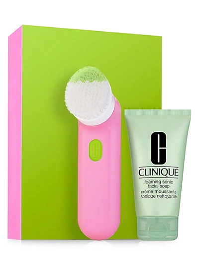 Shop Clinique Clean Skin, Great Skin: 2-piece Sonic Brush Set - $99.50 Value