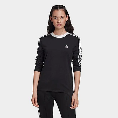 Shop Adidas Originals Adidas Women's Originals 3-stripes T-shirt In Black