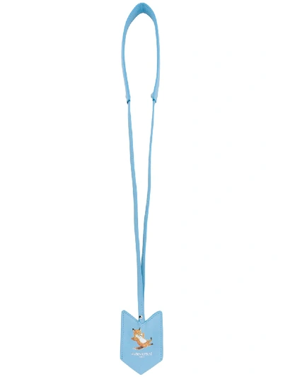 Maison Kitsuné Chillax Fox Key-holder In Blue | ModeSens