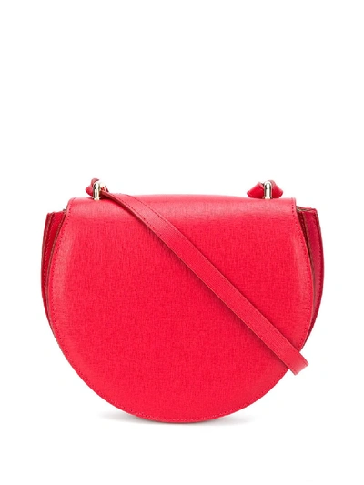 Shop Sara Battaglia Caroline Crossbody Bag In Red