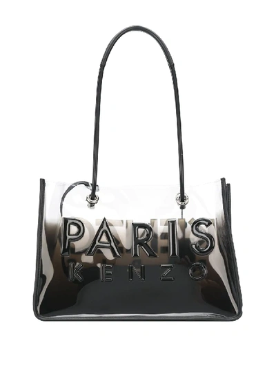 Kenzo Kombo Tote Black Shopper With Logo | ModeSens